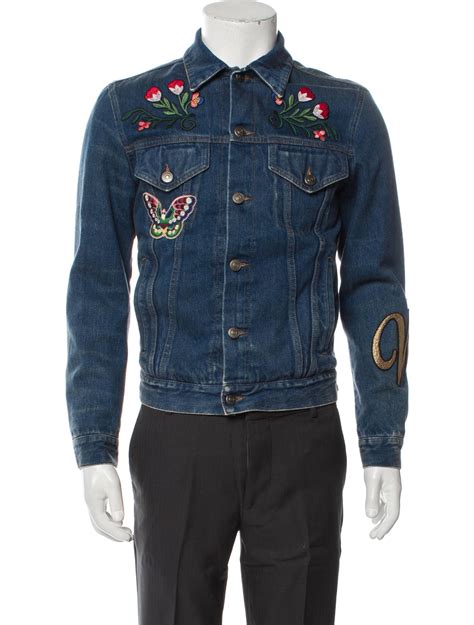 gucci l'aveugle par amour denim jacket|Gucci L'Aveugle Par Amour Denim Jacket .